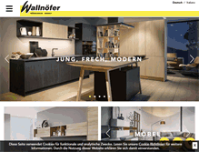 Tablet Screenshot of moebel-wallnoefer.it